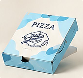 Printed pizza box